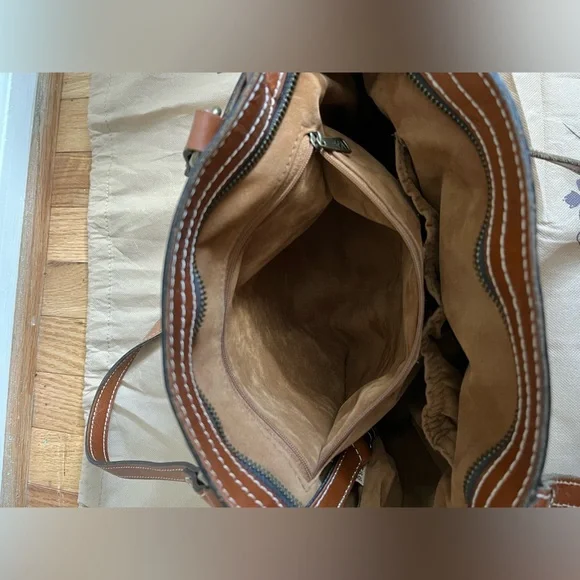 Patricia Nash Poppy Tote Cognac - Picture 11 of 12